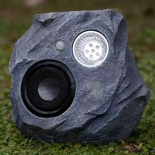 太阳能草坪音响蓝牙无线户外石头音箱室外防水无线