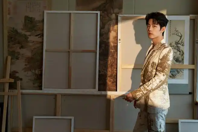 肖战深v真空西装##中国电视剧年度盛典直播