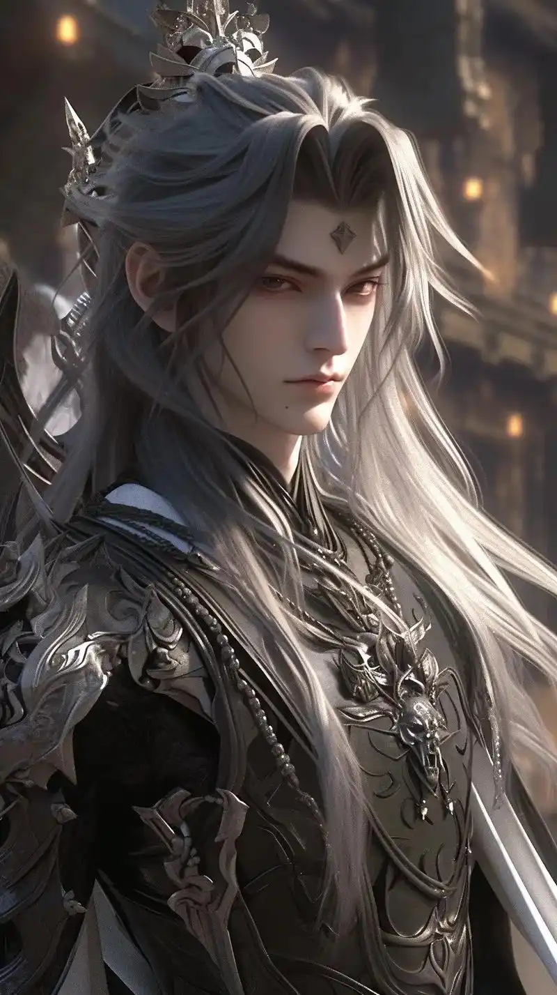 少年将军,古风美男.#ai绘画 #小说男主脸 #插画 #邪魅 - 抖音