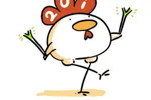 难忘鸡简笔画q版