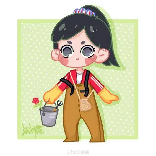 吴宣仪##吴宣仪横冲直撞20岁##插画