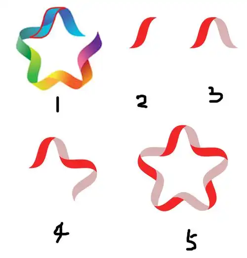 ps怎么制作圆滑五角星logo.