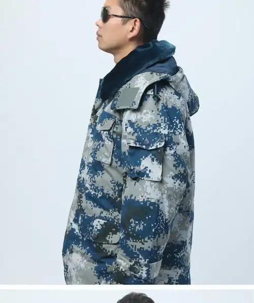 07空迷彩大衣城市数码迷彩服防寒保暖棉服作训迷彩大衣厂家批发