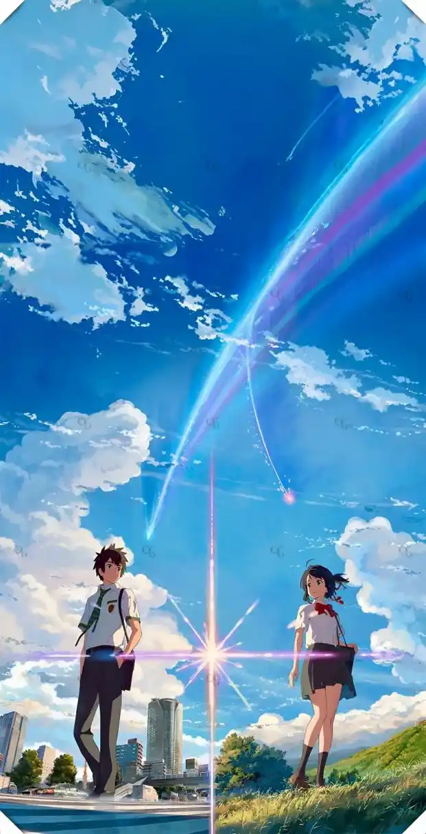 一部4k高清剧情爱情动画片  日本导演新海诚的电影《你的名字》,主演