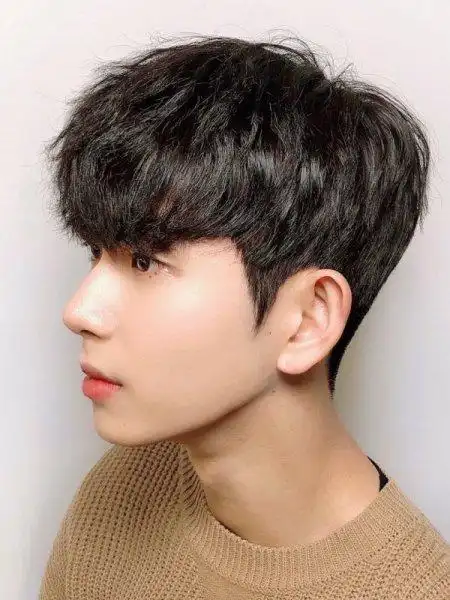 北京男士烫发男士气垫烫男生精致发型