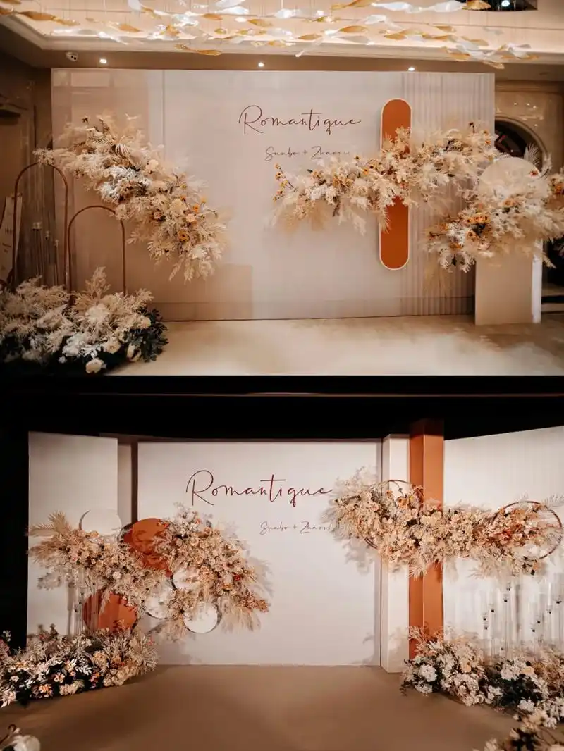 温馨简约婚礼主题.【婚礼策划】:花诚缘主题婚礼 【婚礼色系 - 抖音