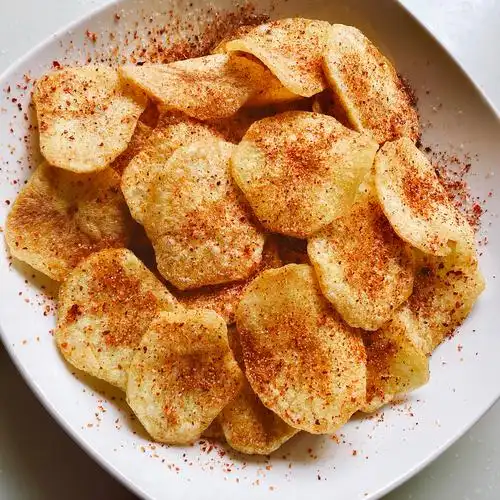 怎么在家炸好薯片 04给我一包买薯片的钱,给你做十包04 薯片大家