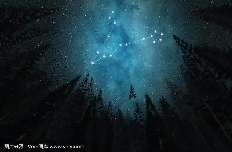 星座双鱼座.夜空.星星.的星座.
