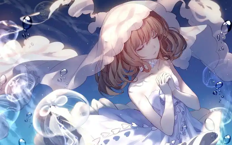 日系二次元动漫女孩唯美图片桌面壁纸