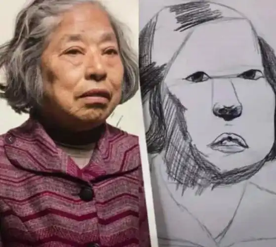 美术生画贾玲素描像画风清奇网友直言玲姐你可别介意