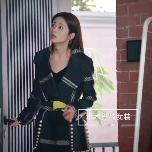 sandro乔安你好颖儿明星同款风衣女中长款修身显瘦大衣外套衣服韩