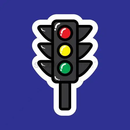 交通红灯 : traffic lights