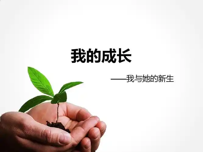 我的成长之路ppt模版