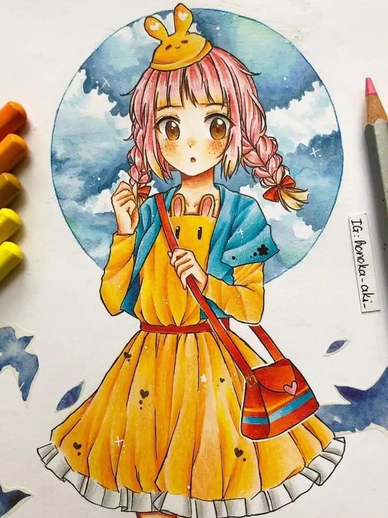 画室超受欢迎的动漫画,很好看 适合8-12岁绘画