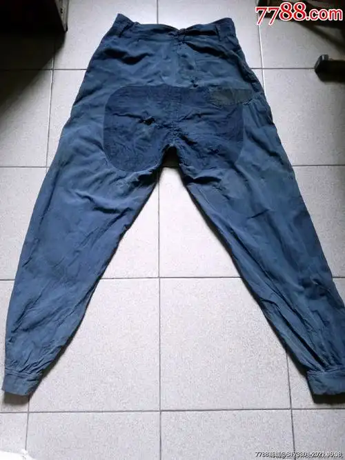 工装裤劳动裤裤子补丁褪色有破