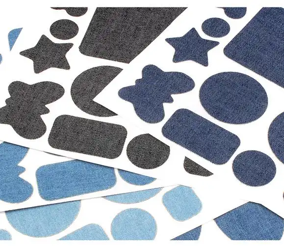 补丁贴自粘无痕修复衣服裤子修补破洞补贴大号免缝贴布贴花 图案款