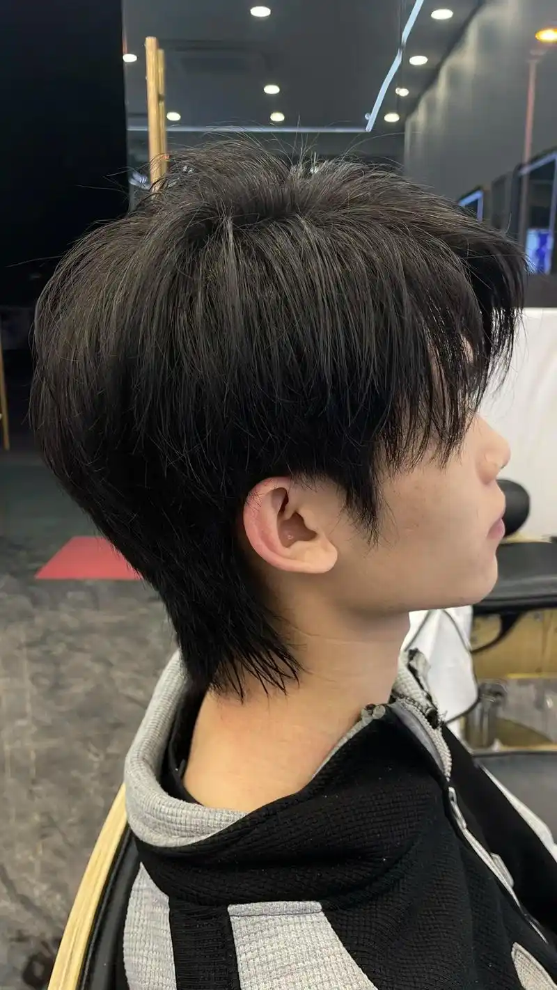 男士最火小狼尾不挑头型易打理