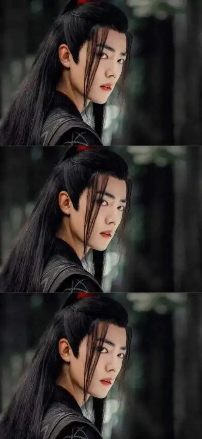 肖战《陈情令》剧照,黑衣霸气,白衣潇洒,怎么看都是帅气!