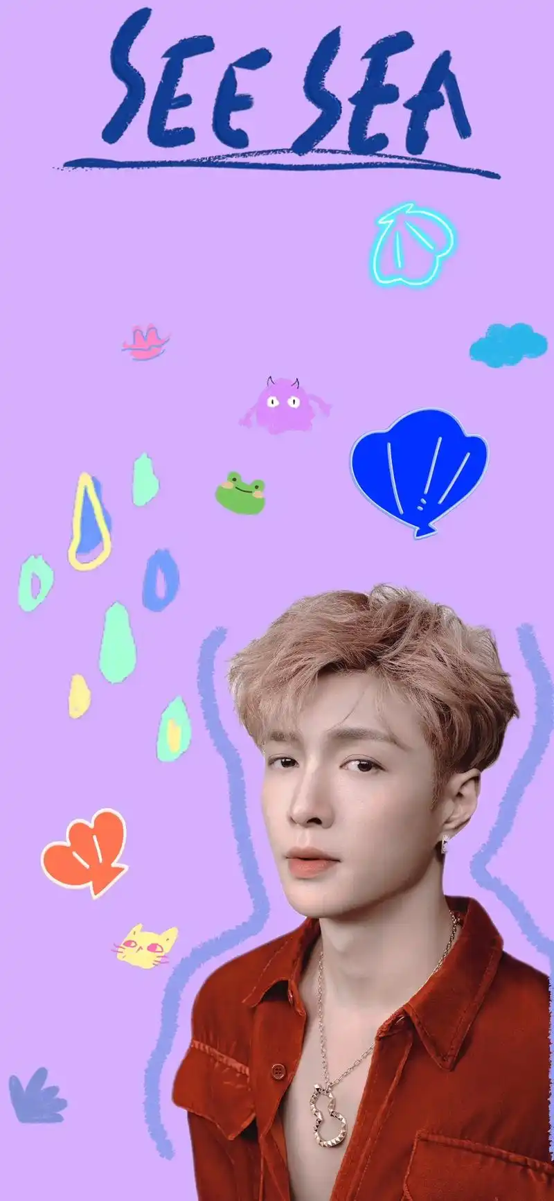 张艺兴 #贝壳女孩 贝壳新年壁纸出炉啦～#新年壁纸 #张艺 - 抖音