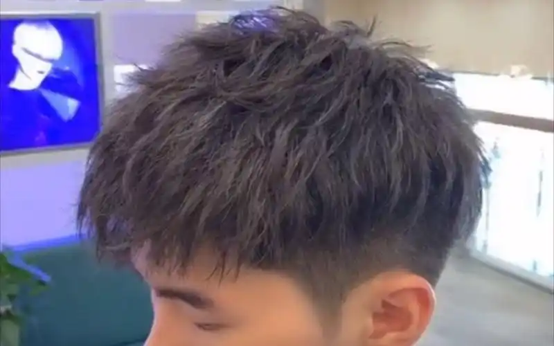 男生发型摩根烫潮图感潮男必备