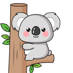 柯臣卡通形象考拉吉祥物设计卡通形象设计微信动态表情