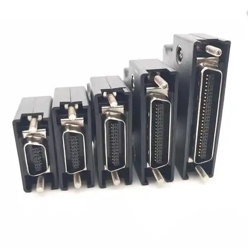 适用松下安川迈信伺服电机驱动器cn1 2 x4插头20芯50芯接头连接器