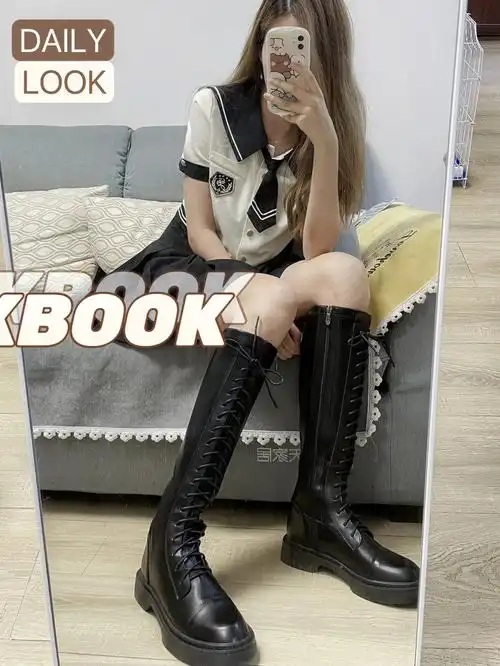 穿骑士靴的女生真的很酷诶75