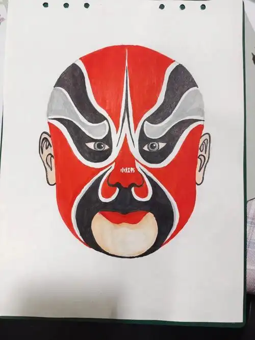 京剧脸谱绘画
