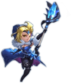 《迷雾世界》官网——欧美q版 角色原画 三头身 冰女本友仔是好友仔