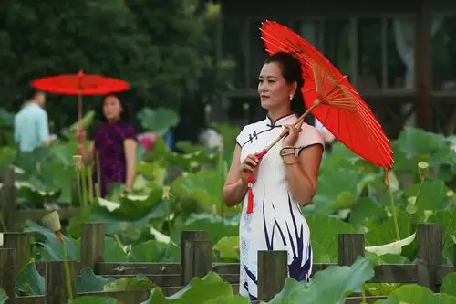 绍兴十里荷塘旗袍秀一摄影瀚漠