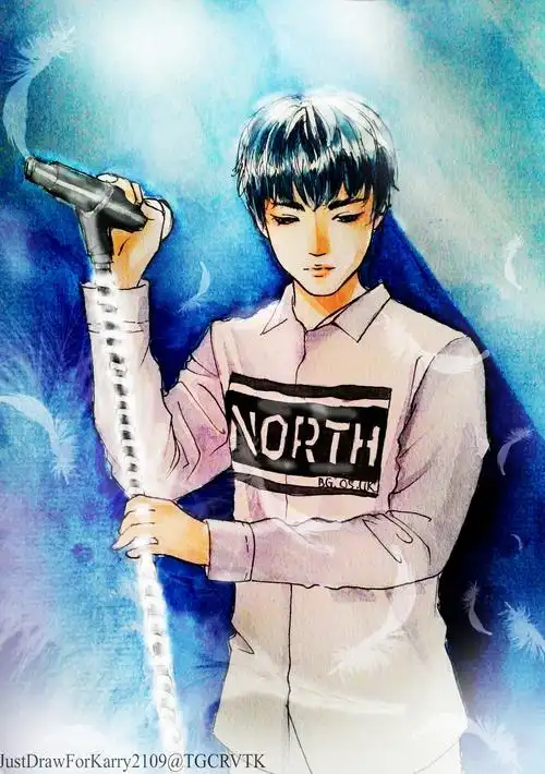 tfboys王俊凯手绘# #从开始到未来,只为王俊凯# #越南小螃蟹# #tgrvv