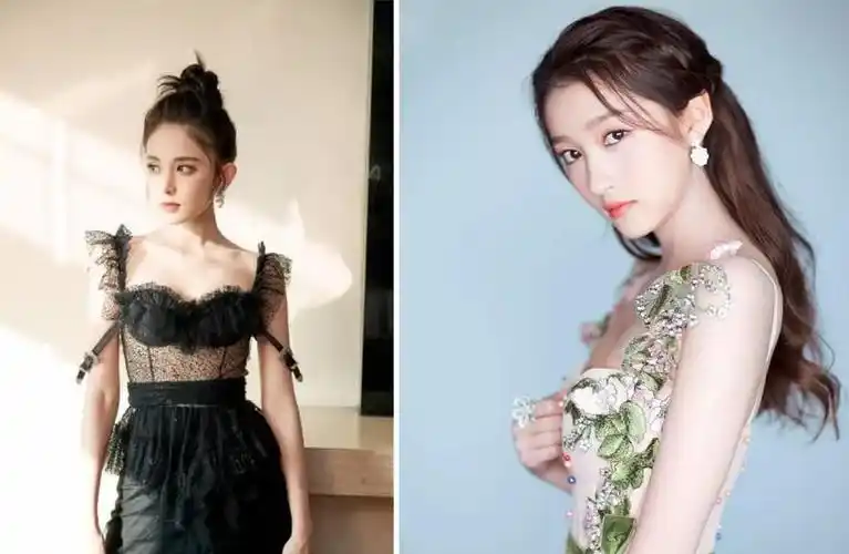 21岁关晓彤与26岁古丽娜扎,同穿裙子比美,气质也一目了然!