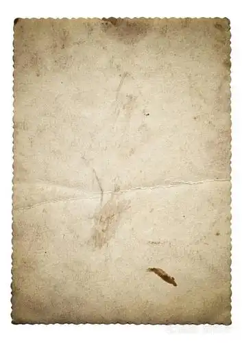 旧照片纹理与污渍和划痕隔离在白色