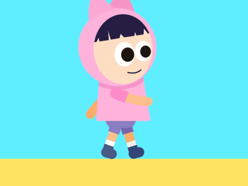 mg动画 cct制作人物行走