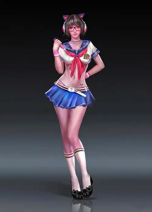 逆战女角色jk米p图去掉