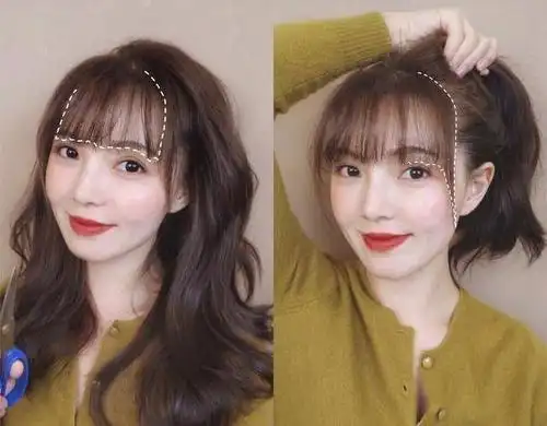 原创超简单的剪刘海教程