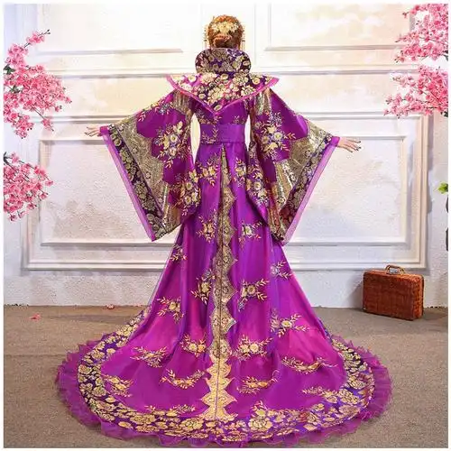 汉服服装女皇皇后宫廷古代演出服大唐舞台古装民族服装