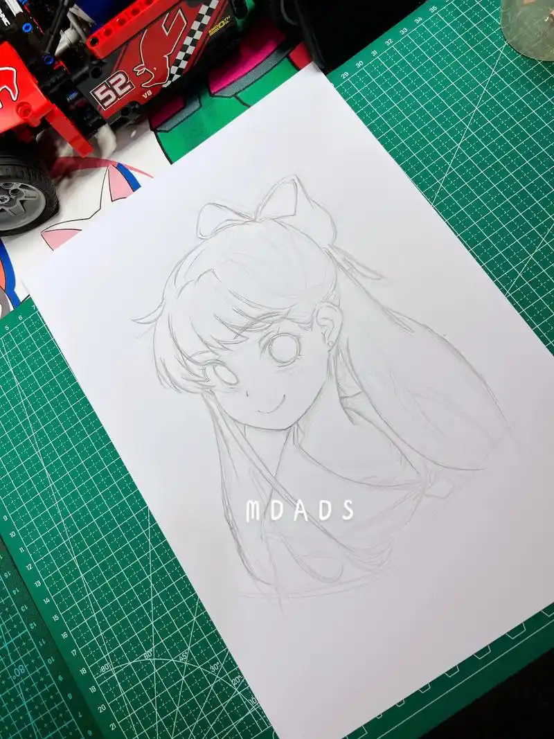 美少女 手绘 马克笔 #绘画过程 #动漫人物绘画 #纯手绘  - 抖音