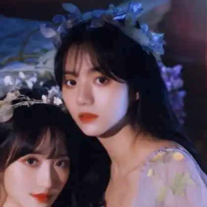 唯美仙气双人闺蜜头像