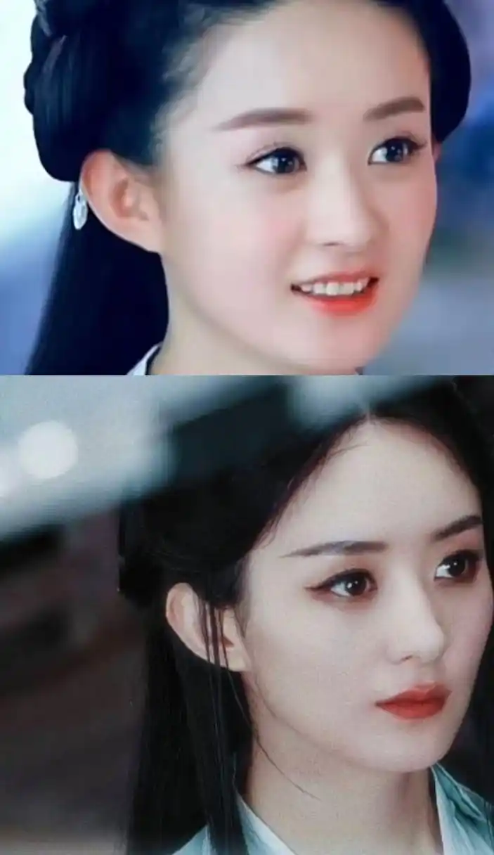 赵丽颖8年前后对比照!