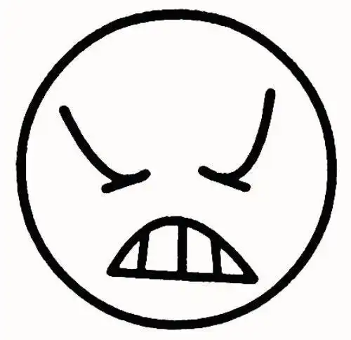 愤怒的表情简笔画愤怒的表情简笔画生气