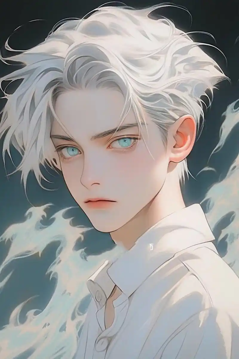 白发帅哥 | 高级 冷色 仙气