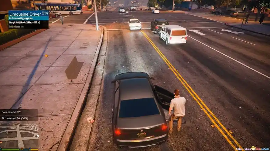 侠盗猎车5gta5pc版滴滴专车mod私家车拉黑活mod