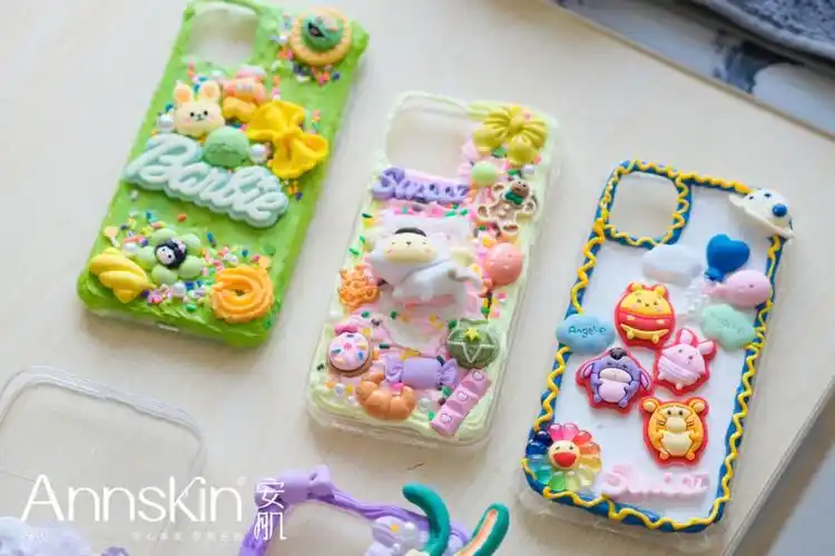 安肌女性成长学院奶油胶diy手机壳圆满结束