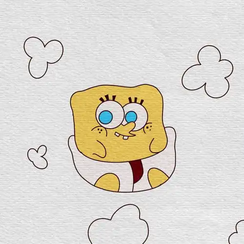 海绵宝宝简笔画教程