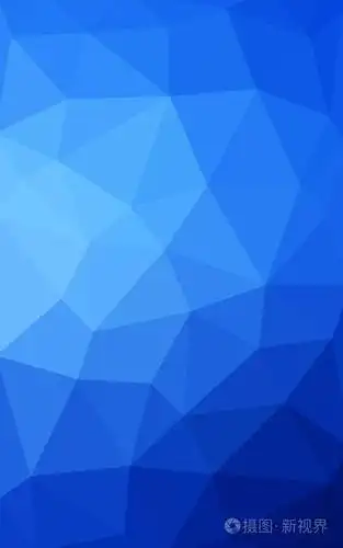 淡蓝色的多边形设计模式.渐变中的三角形折纸样式包括