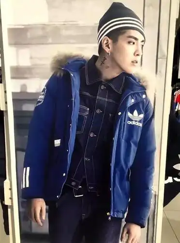 adidas 三叶草 吴亦凡同款 男 羽绒服