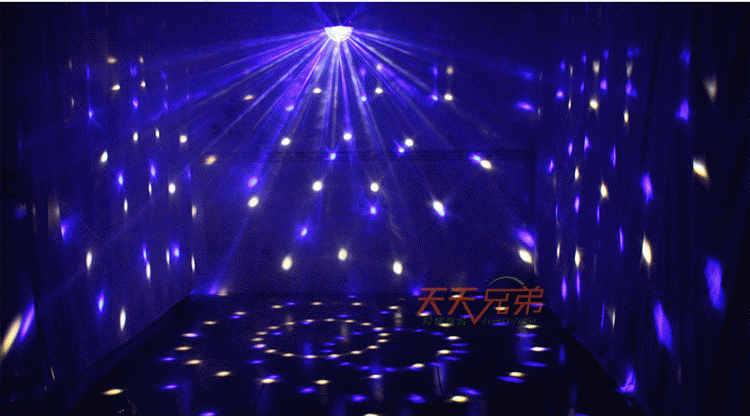 包邮特价水晶魔球led舞台灯光 ktv激光灯婚庆酒吧包房彩灯带声控