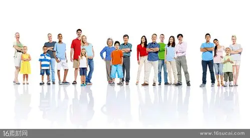 各种年龄段的男女集合高清图片 - 素材中国16素材网