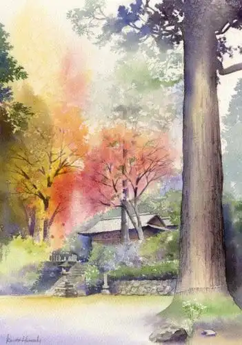 【春崎干太 春天的色彩】来自日本的水彩画家春崎干太以风景水彩为